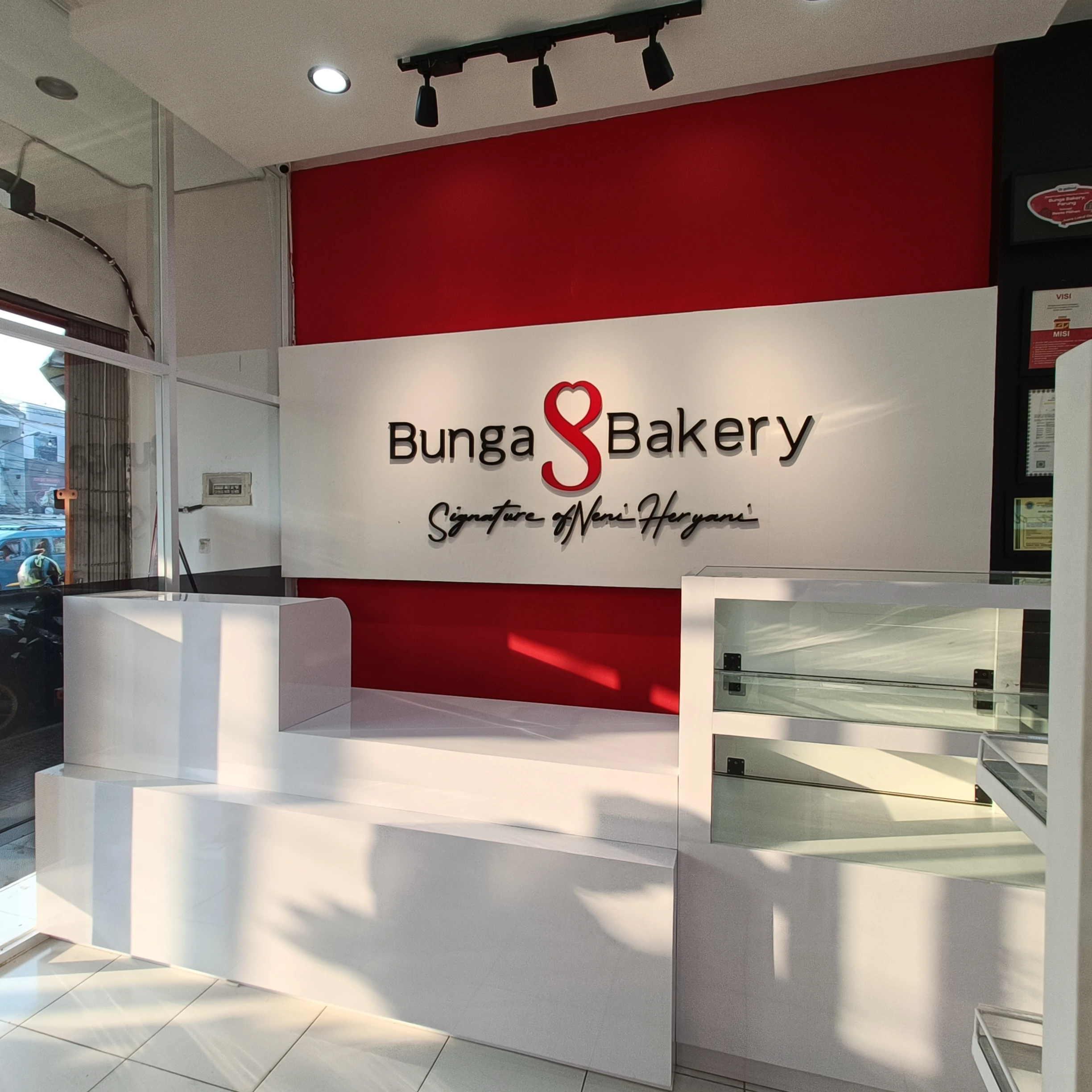 Interior area reception